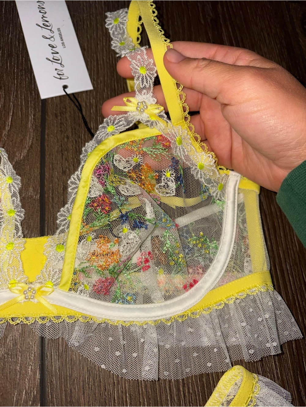 NWT For Love & Lemons Lingerie Set - Picture 2 of 5